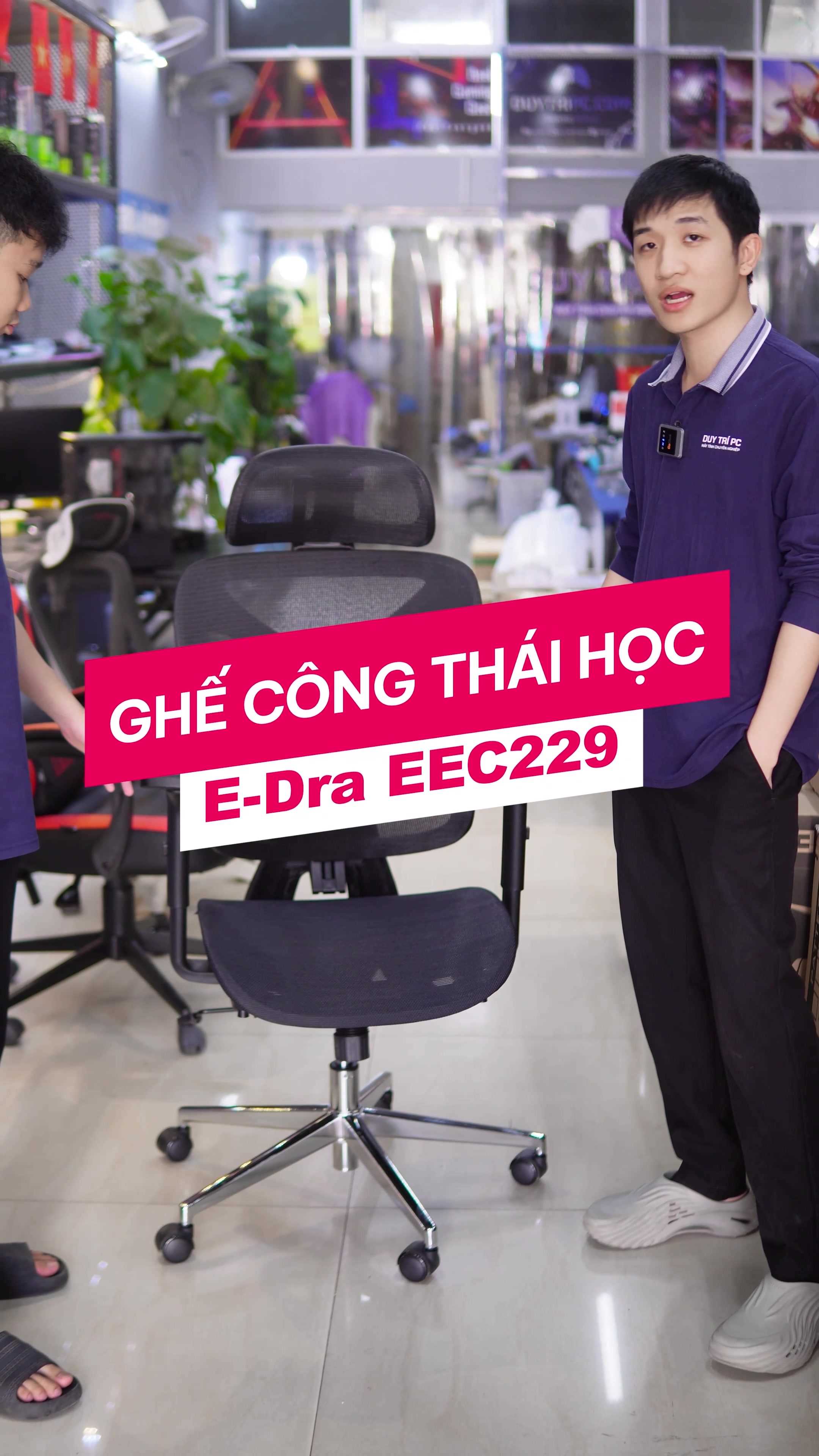 Đánh Giá Ghế Công Thái Học E-Dra EEC229: Siêu Phẩm Phân Khúc Hơn 2 Triệu Đồng Chống Đau Lưng Cực Tốt